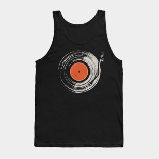 Vinyl Retro Turntable Tank Top